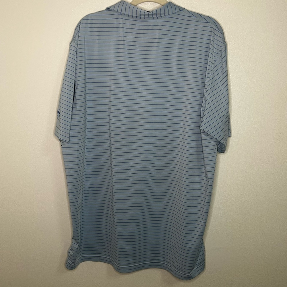 Peter Millar blue striped performance polo - Picture 5 of 5